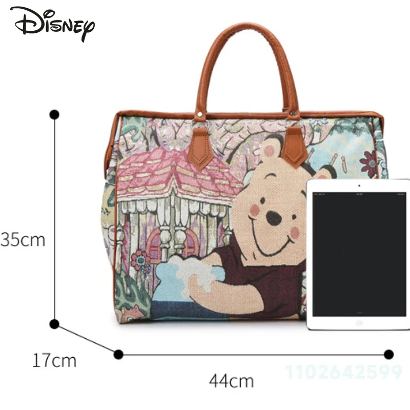 Disney New Business Travel Bag Fashionable High Quality Portable Luggage Bag Cartoon Large Capacity Multi Functional Storage Bag