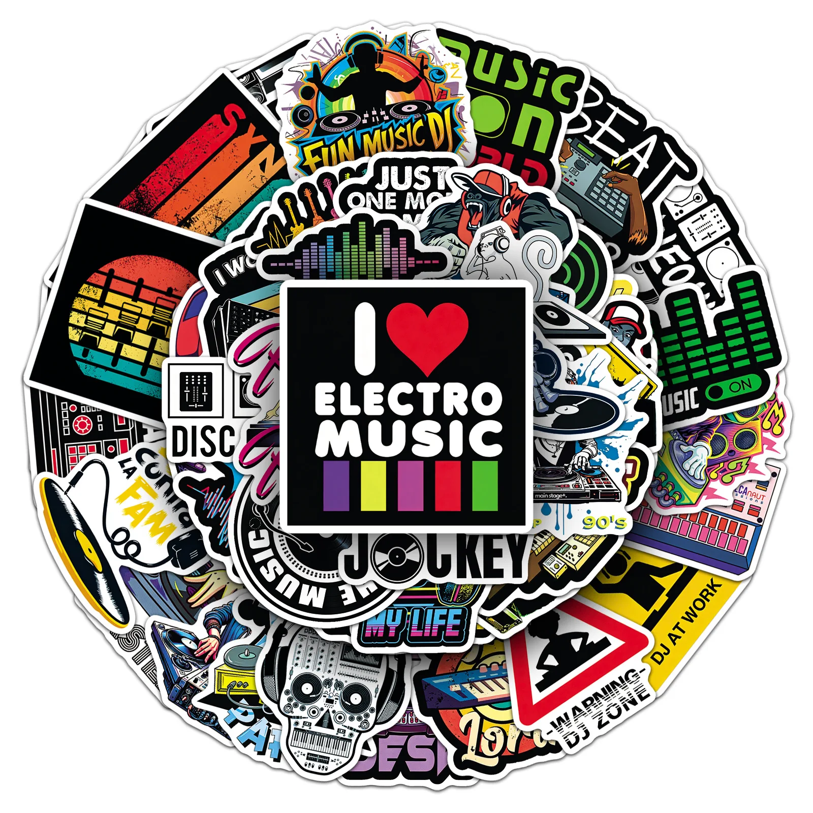 50PCS Electronic Music Graffit - Diy Guitar Electronics ulasan dan harga