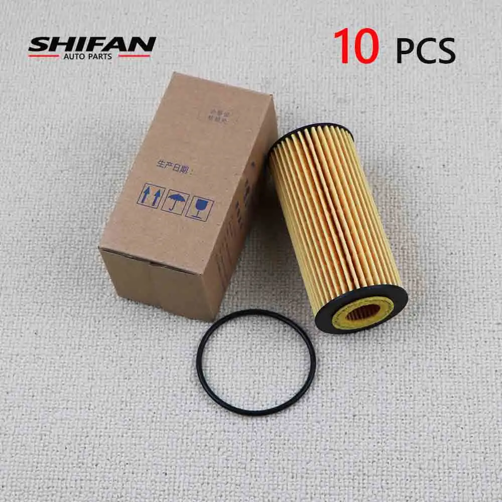 

10 Pcs 06L115562A Car Oil Filter For Audi A3 8V 1.8TFSI CJSA CJSB 2012-2016 2.0 40TFSI CZPB 2017-2020 06L115466A