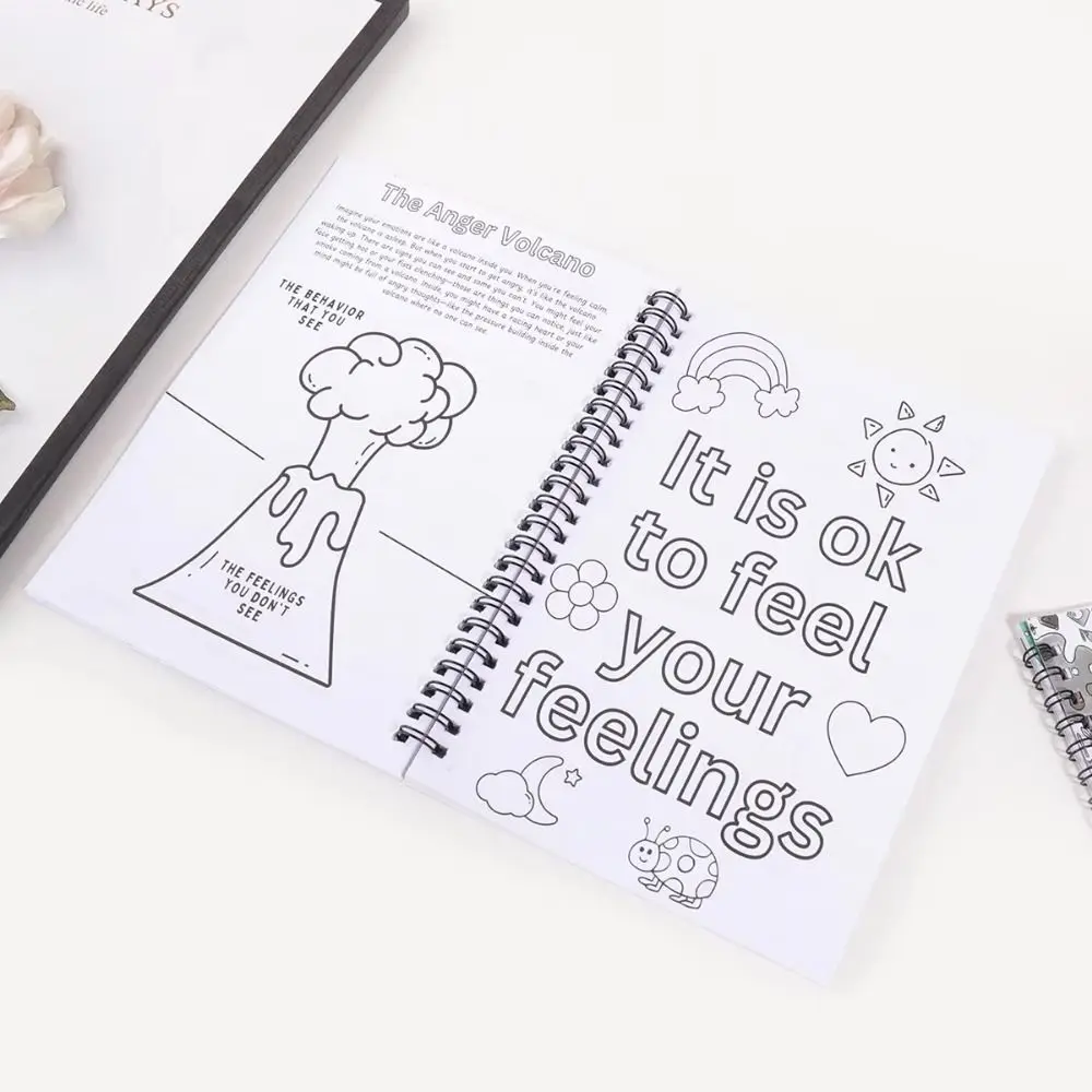 

Art Plan Table Art Drawing Patterns Notebook 100 Therapeutic Activities Watercolour Pencil Art & Emotions Guidebook