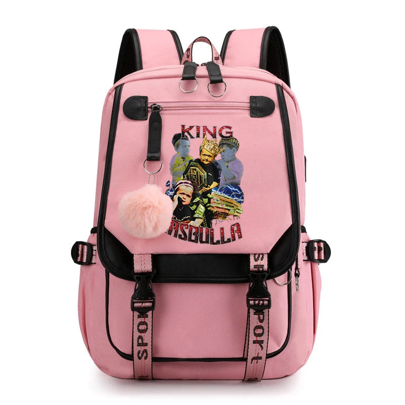 

Hasbulla Fighting Meme Women School Backpack Pink Bagpack Female Rucksack Casual Lady Travel Backpacks Korean Back Pack Mochila