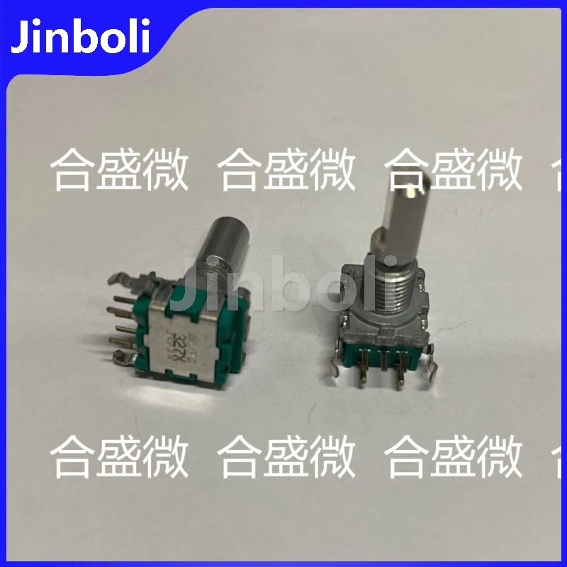 1PCS New Original Horizontal Encoder With Switch 30 Positioning Number 15 Pulse With Screw Tooth Shaft Length 20MM