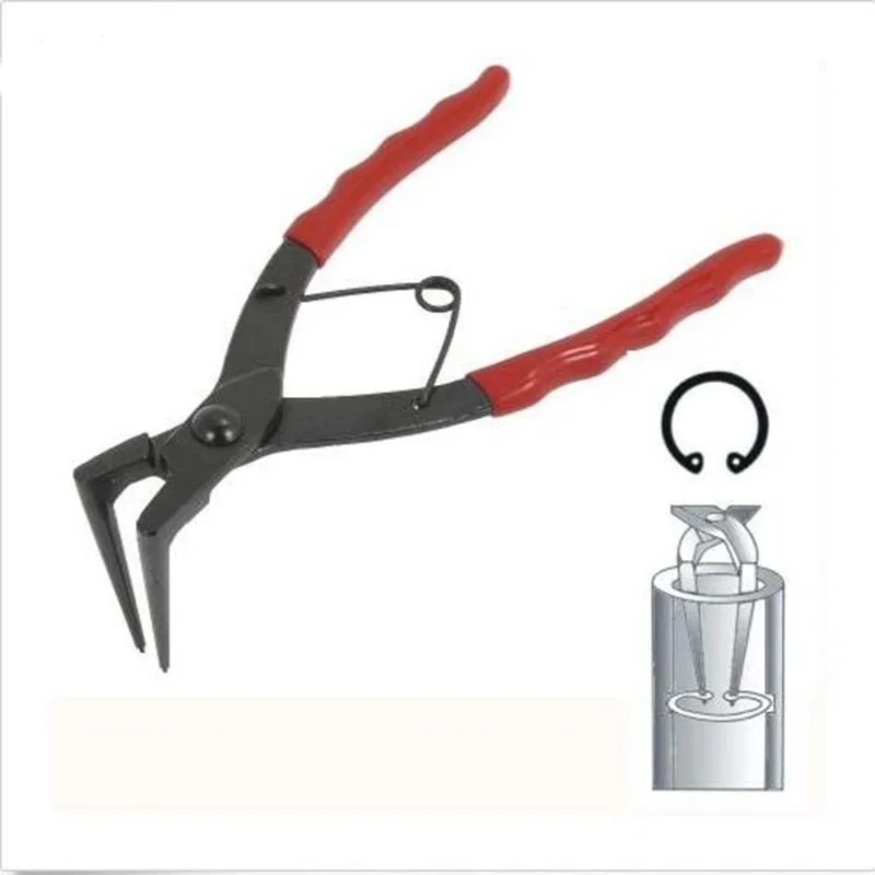 Multitool Circlip Pliers Snap Ring Grip Plier 50 mm Long Nose 1.2mm 90 Degrees Bending For Motorcycles Cars Trucks