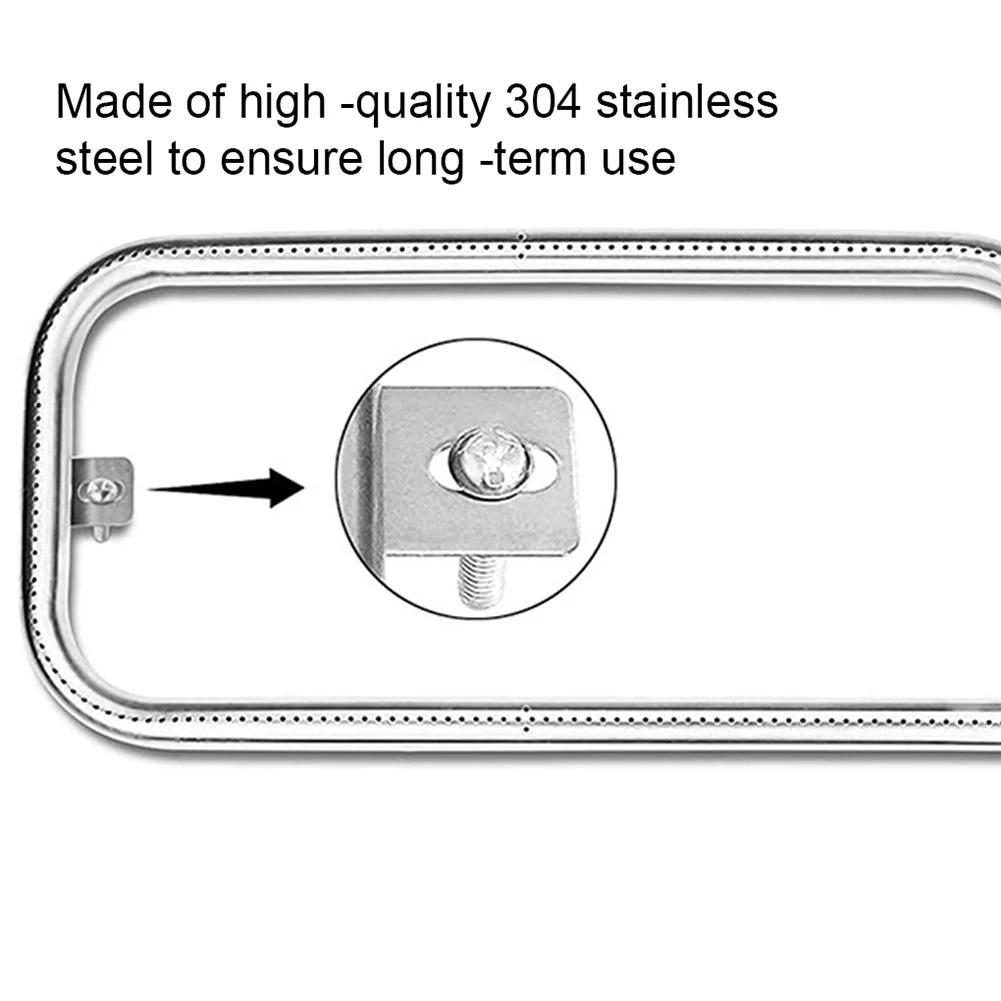 304 الفولاذ المقاوم للصدأ شواء الموقد شواء الموقد استبدال جزء 60041 الموقد أنبوب ل ويبر Q200/Q220/Q2000/Q2200 أجزاء الشواية