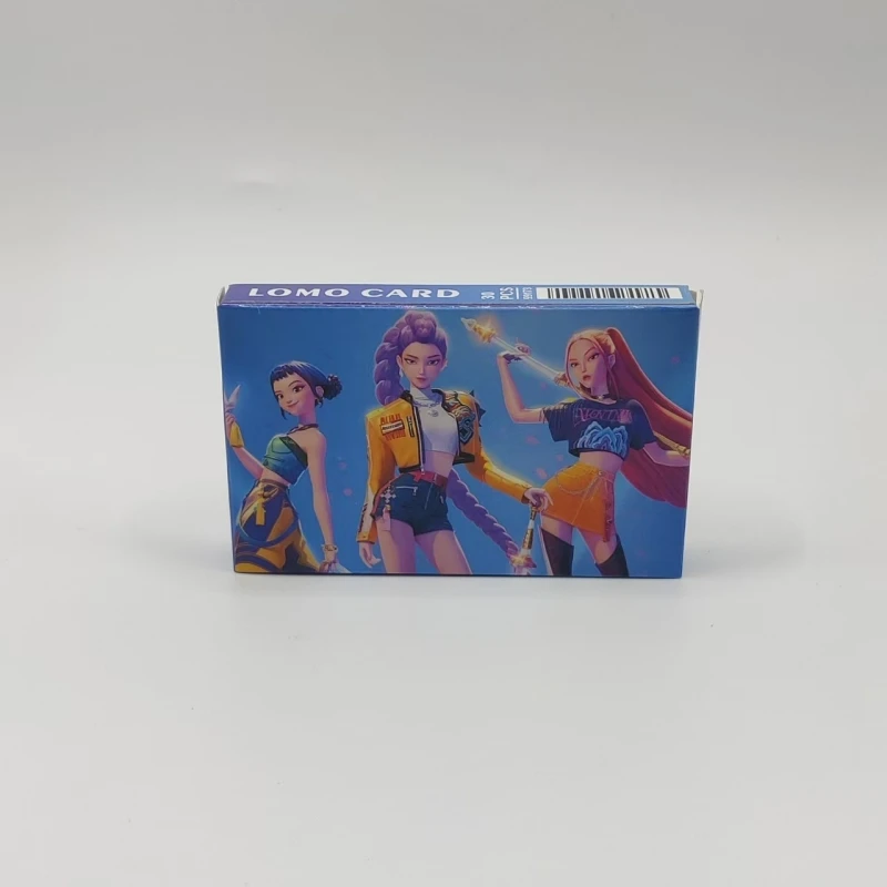 30pcs KPop Demon Hunters Card Anime Peripheral Commemorative Popular Collection Photos Paper Card Boy Toy Birthday Gift Postcard