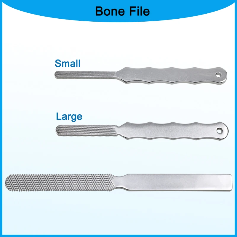 

Pet Bone File Flat Joint Rasp Slide File Stainless Steel Autoclaveable Orthopedic Surgical Instrument for Veterinary Animal Use