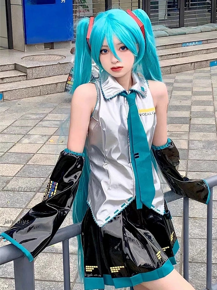 Cute Cartoon Kawaii Chuyin Future Mikuu Cos Kawaii Clothing Hatsune Mikuu Cosplay Clothing Surprise Gifts for Friends Children