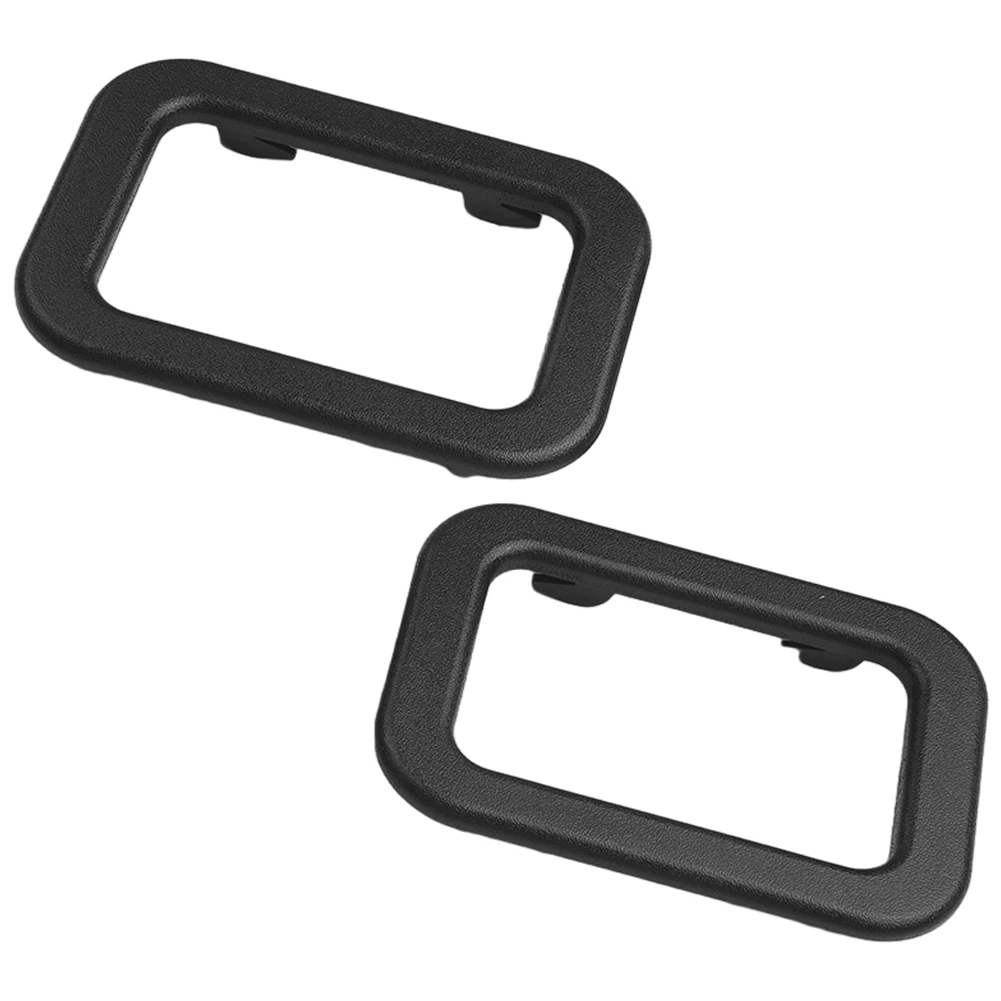 Brand New High Quality Door Handle Trim Parts Black Fittings For BMW E30 E28 E24 E23 Plastic Replacement 2x/set