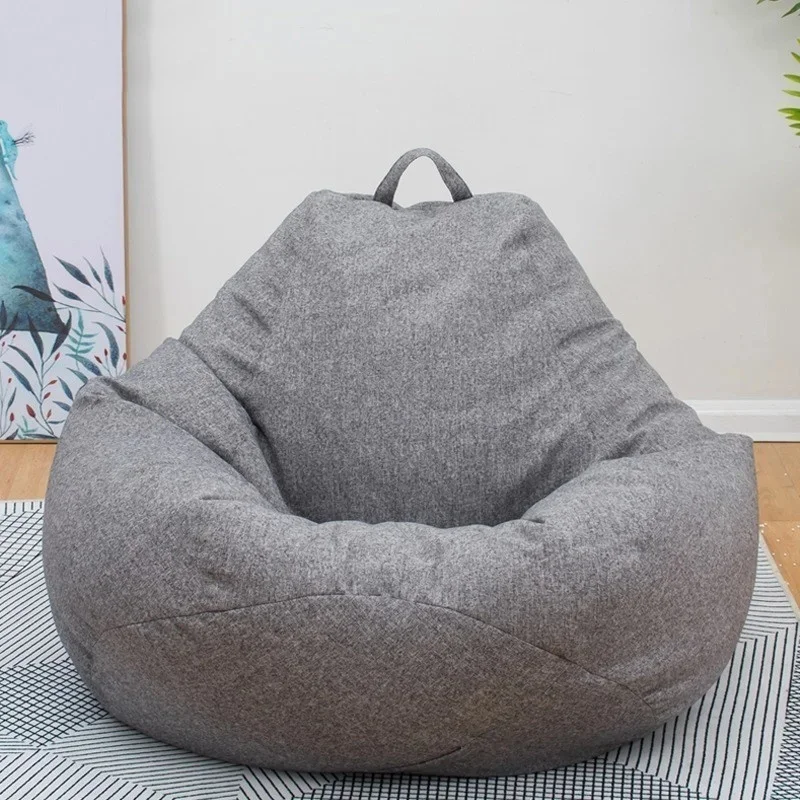 Juste de canapé paresseux sans remplissage, siège de chaise longue confortable, pouf pouf, housse de chaise pour salon, grand et petit, 1 pièce