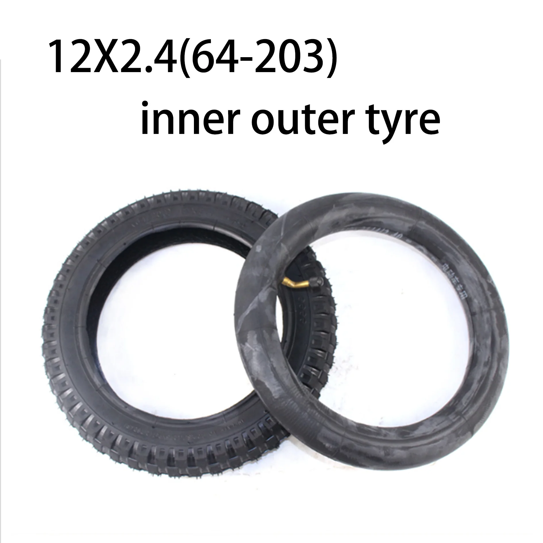 High-Performance Nylon 12x2.4 Tire Electric Scooter Tyre For Kids Bike 12 Inch 64-203 Children Bicycle