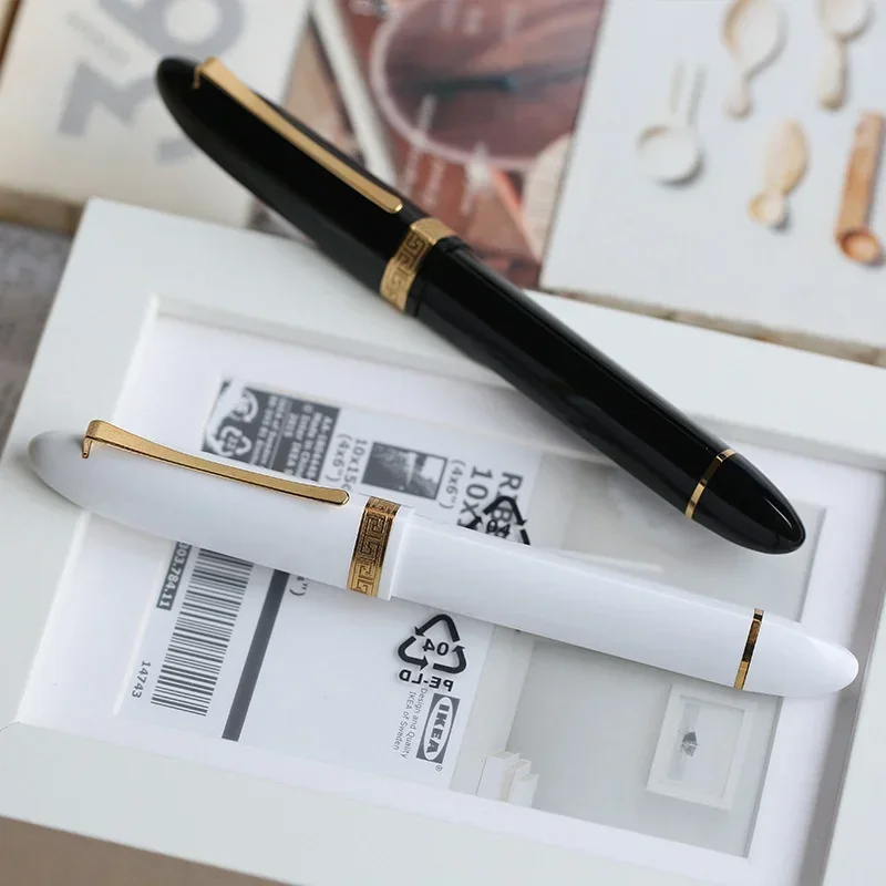 MAJOHN V60 Triangular Ergonomic Fountain Pen Piston Filling Iridium Nib Posture Correction Student School Writing Pen