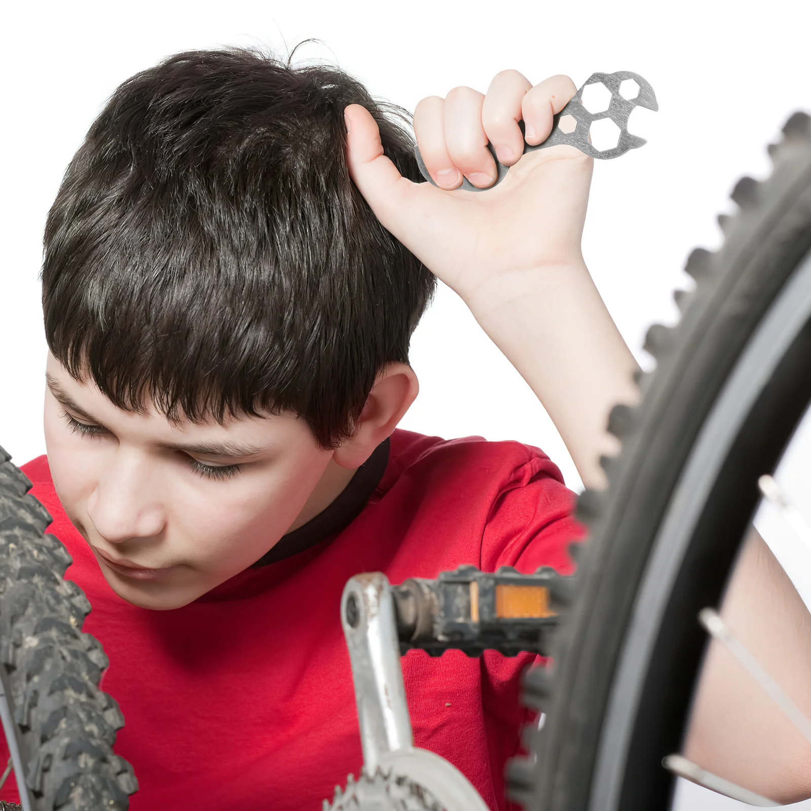 

10Pcs Multi-Hole Bike Wrench Lightweight Durable Multi-Functional Bike Repair Tool Road Mountain Bicycle Accessory