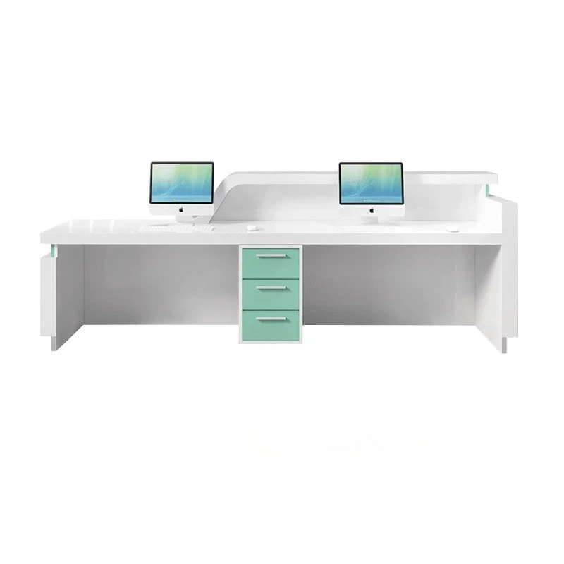 

Customized Hospital Nurse Station Reception Desk Guidance Dental Clinic Pre-examination Sorting Vaccination Front Desk