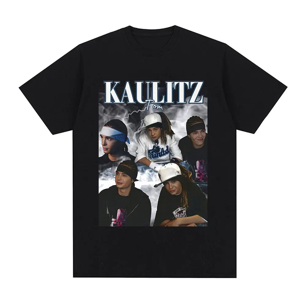

2025 Rock Band Tokio Hotel Tom Kaulitz Graphic T Shirt Men Clothes Hip Hop Punk Gothic T-shirt Cotton Short Sleeve T-shirts