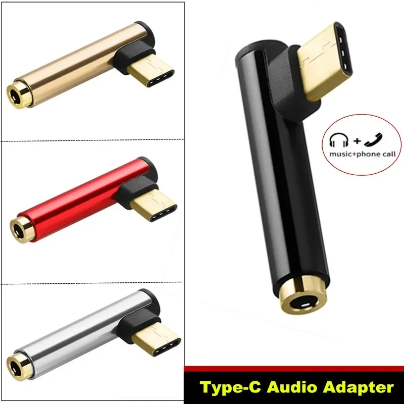 

USB Type-C Male To 3.5mm Female Headphone / Headset Audio Jack Converter Adapter