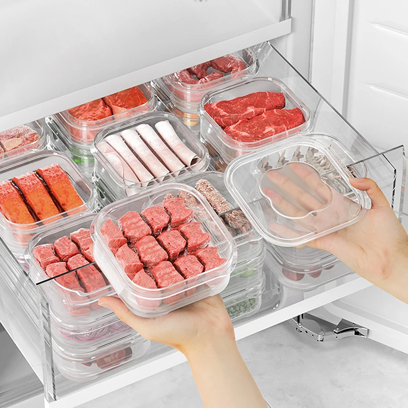 Refrigerator Food Storage Containers Kitchen Food Sealed Crisper Containers Food Storage Containers Fresh Box Kitchen Organizer