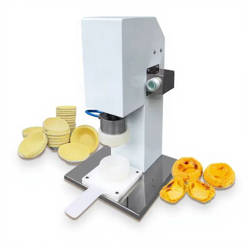 Custom Mold Pneumatic Auto Big Cup Pie Crust Press Maker Tartlet Shell Moulding Machinery Egg Tart Forming Making Machine