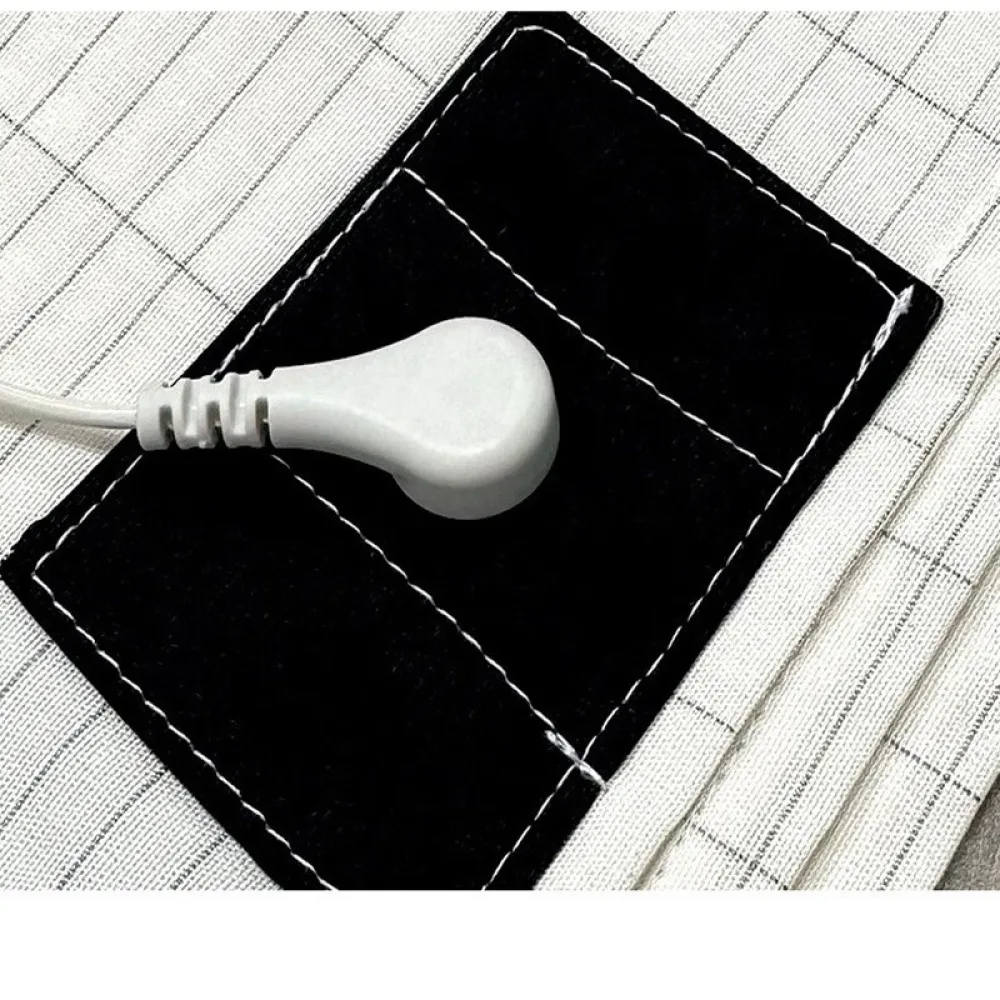 Premium Conductive Silver Fiber Grounding Sheet Anti Static Bedding Mat Durable Breathable Soft Material Home Sleeping Pad