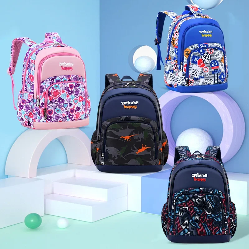 Mochila escolar ortopédica impermeable para niños y niñas, bolso de escuela primaria, mochilas escolares para niñas, Satchel Grade1-3-6