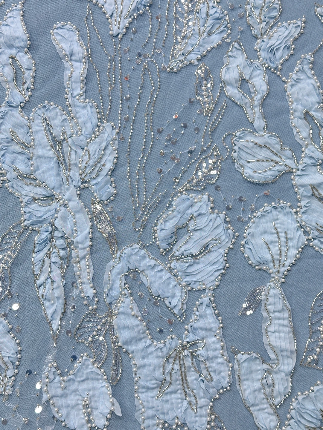 2026 lentejuelas nigerianas encaje de fiesta cuentas africanas tela de encaje de alta calidad 5 yardas tul francés africano encaje de red Material de boda