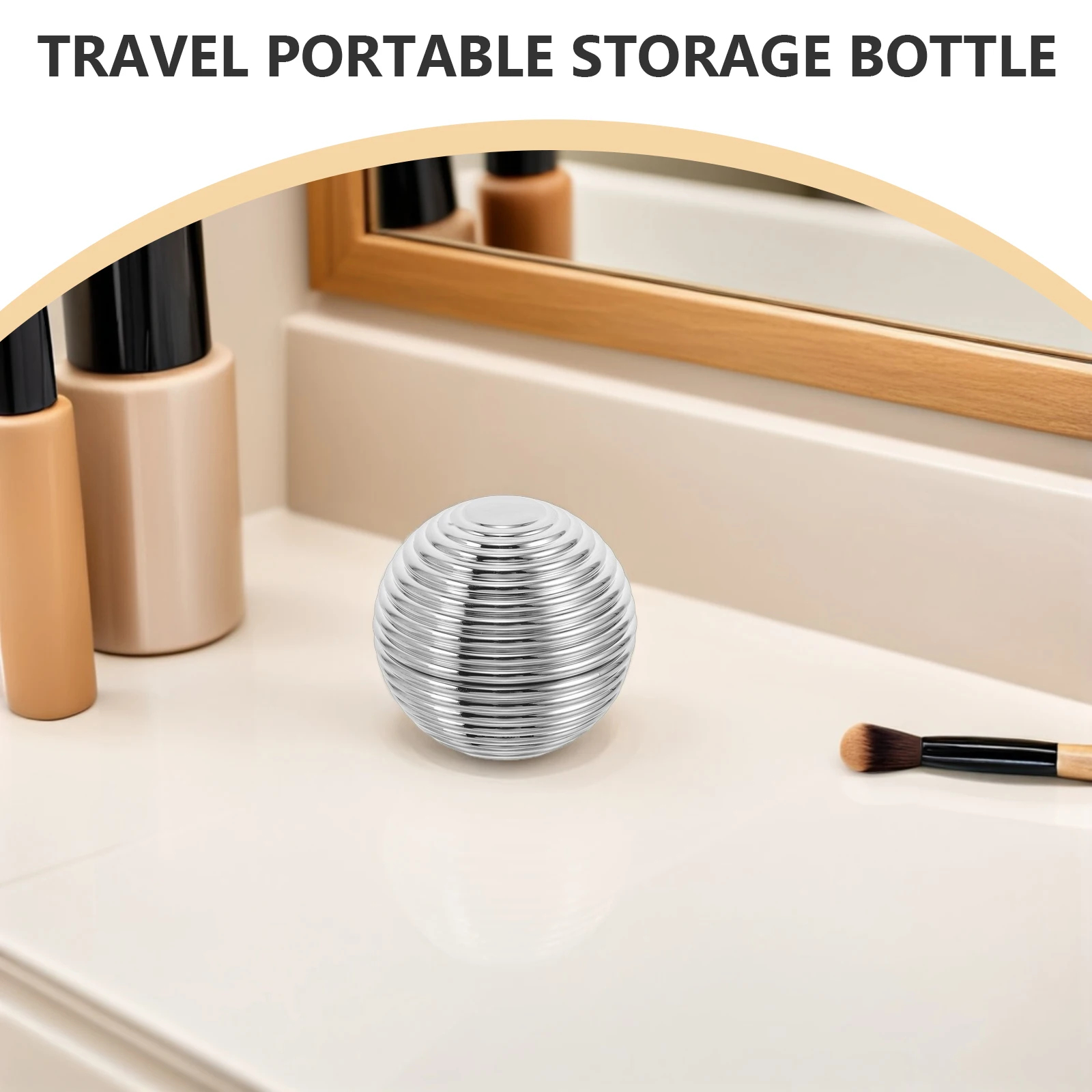 

Portable Travel Size Leak-Proof Cream Jars Refillable Containers Empty Mini Storage Boxes For Skincare Toiletries Small
