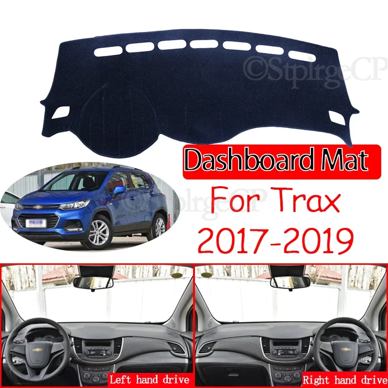 Anti-Slip Mat Dashboard Cover Pad Sunshade Dashmat Carpet Car Accessories Rug for Chevrolet Trax Tracker Holden 2017 2018 2019