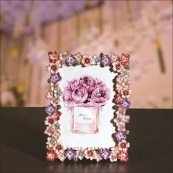 Japanese And Korean Creative Decoration Small Flower Enamel Metal Picture Frame
