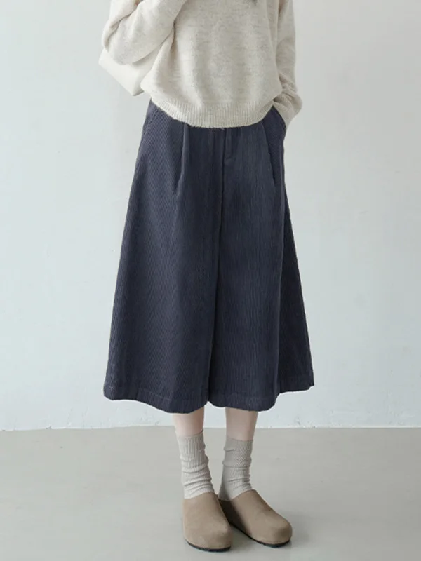 Luźne, wygodne spodnie sztruksowe z szerokimi nogawkami, proste, swobodne, codzienne spodnie damskie na jesień i zimę, modne spodnie plus size.