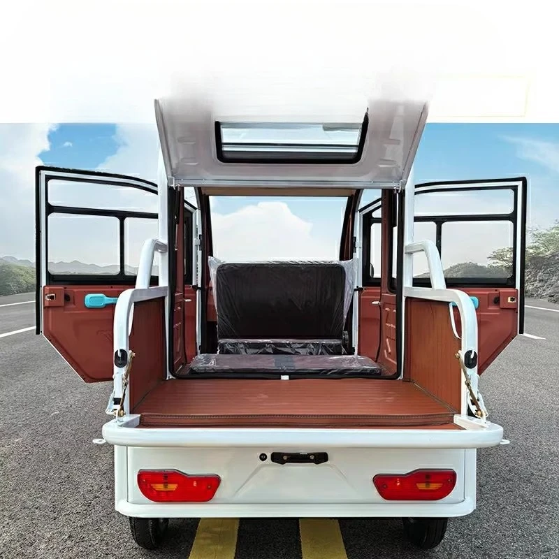 

Electric tricycle new fully enclosed adult household transportation and pickup truck to pick up and drop off children