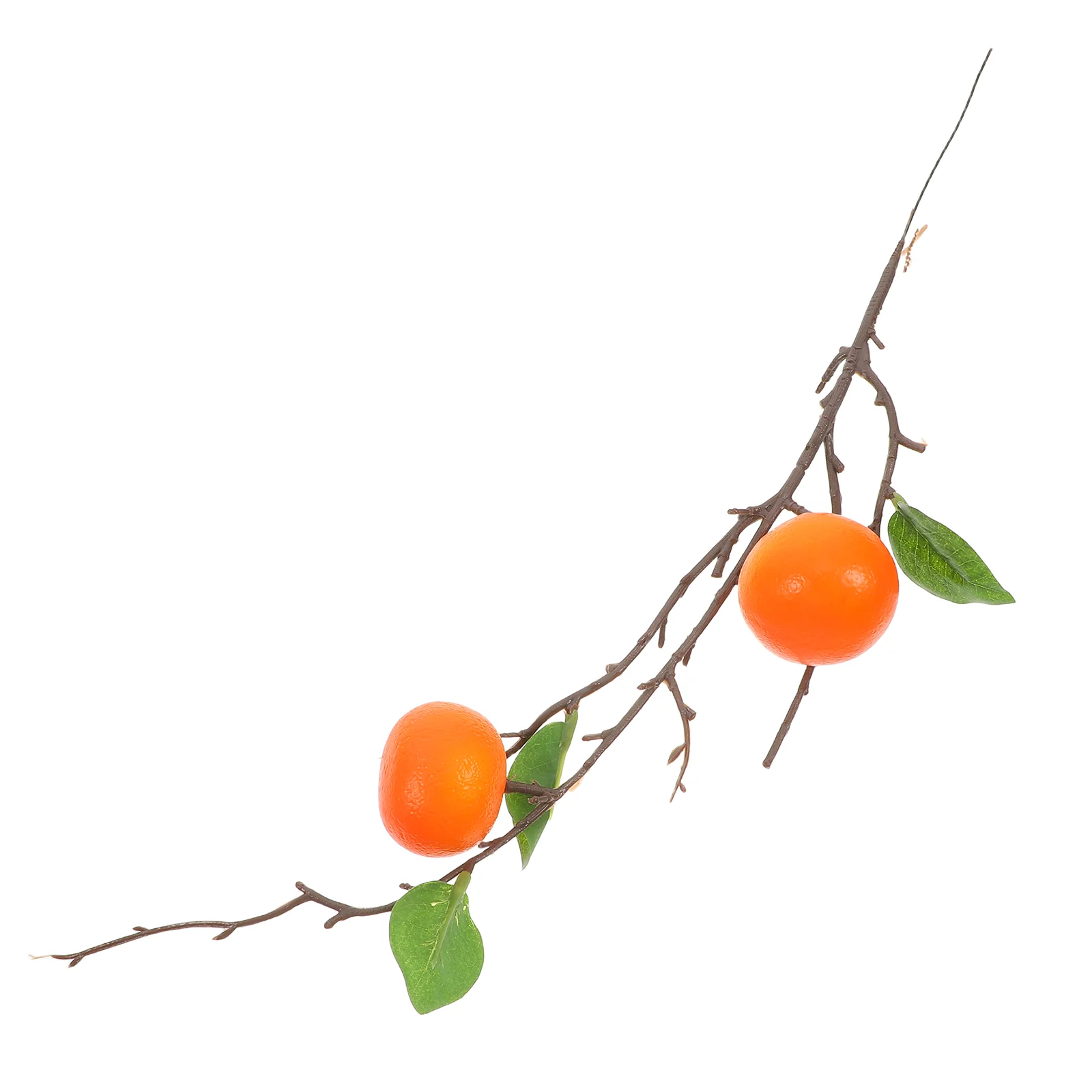 

Imitation Plants Home Decor Orange Tree Picks Artificial Flower Branch Household