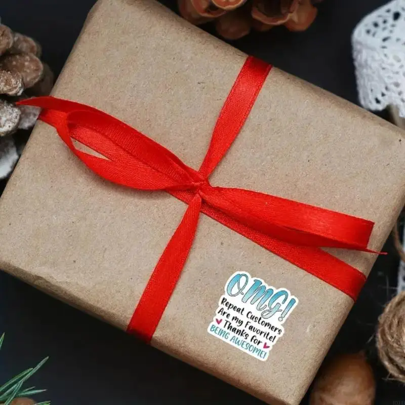 2025 MỚI 20PCS Cảm ơn nhãn dán nhãn cho bao