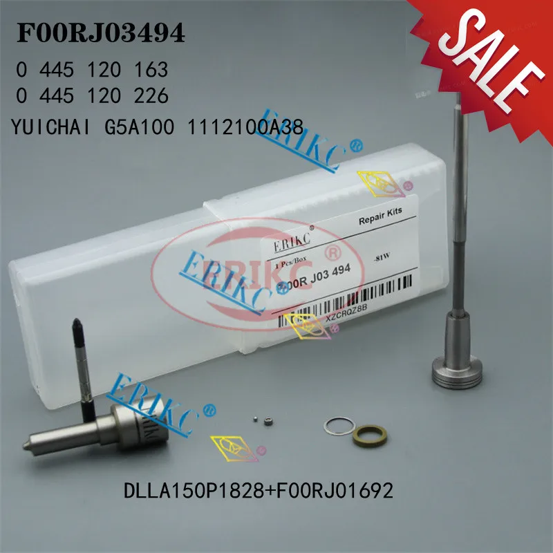 

ERIKC F00RJ03494 ремонтные комплекты F 00R J03 494 сопло DLLA150P1828 Auto F00R J03 494 для 0 445 120 0 163 445 120