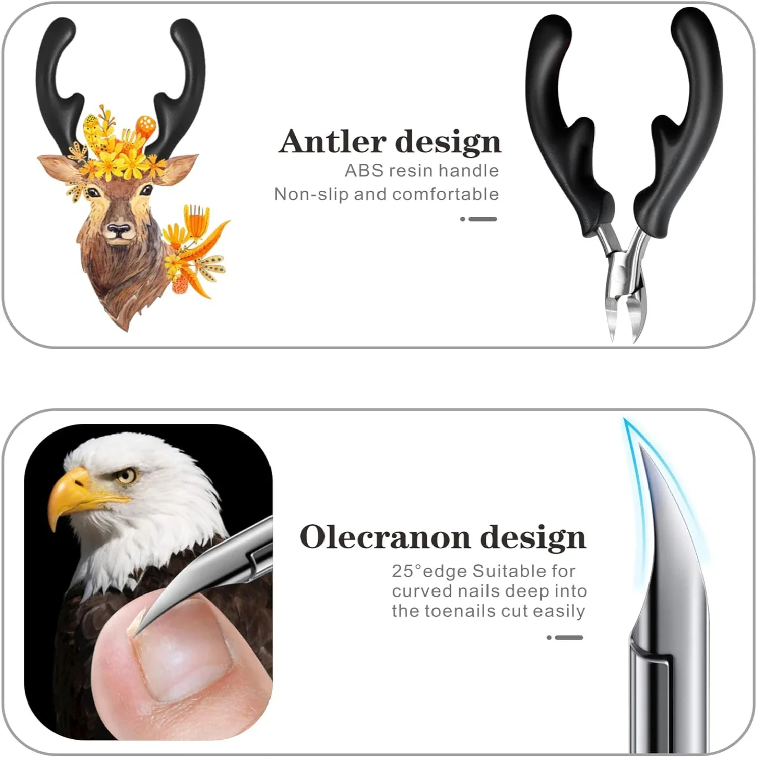 Najlepiej polecać wysokiej jakości zakrzywione obcinaczki do paznokci ze stali nierdzewnej dla starszych mężczyzn - idealne precyzyjne narzędzie do pielęgnacji wrastających paznokci