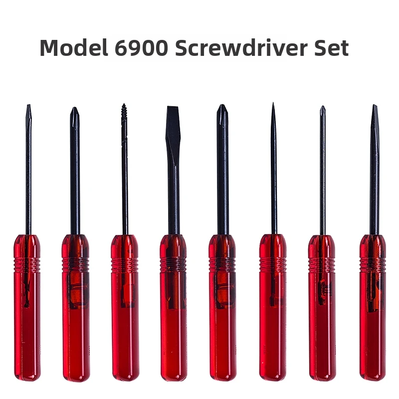 ANEX Japan Screwdriver Set Cross And Straight Handle Dual Use Sharp Tapered Rod Combination for Home Repair And Maintenance view 4