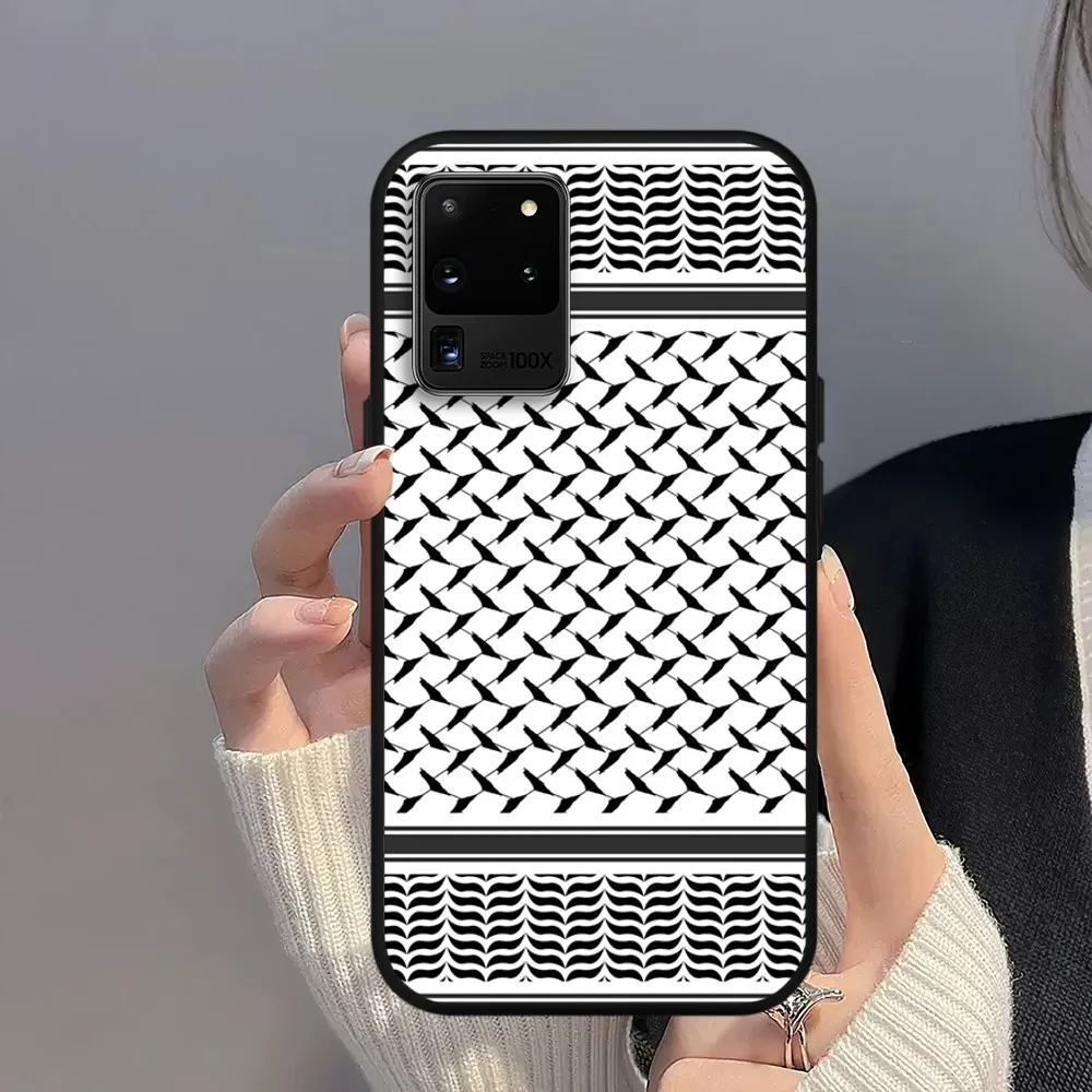 Hattah Keffiyeh Phone Case For Samsung Galaxy S21 S22 S23 S24 Note S20 Plus Ultra Shell