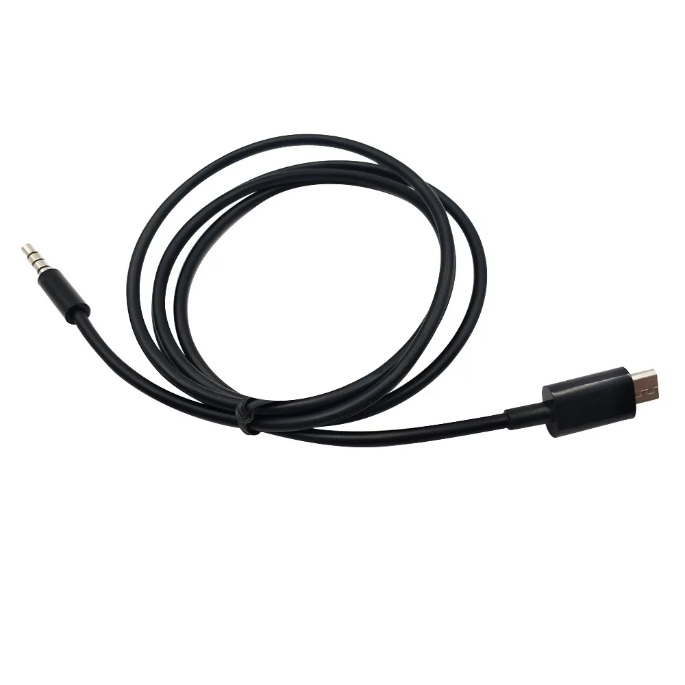 Micro USB 2.0 Male To Stereo 3.5mm Male Car AUX Out Audio Cable For Samsung S5 1m