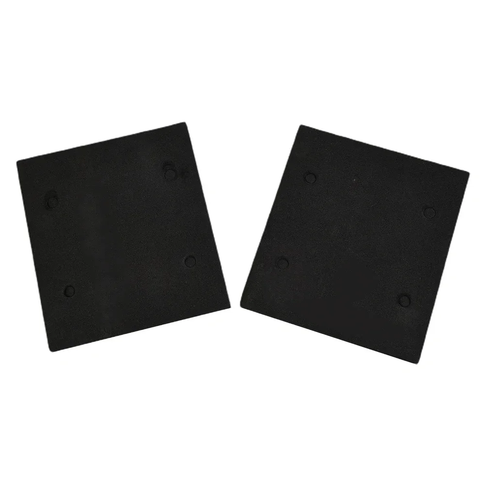 Practical Replaceable Brand New Hot Sale ​Sander Back Pads Power Tools 2Pcs Black Foam High Quality Material Reliable