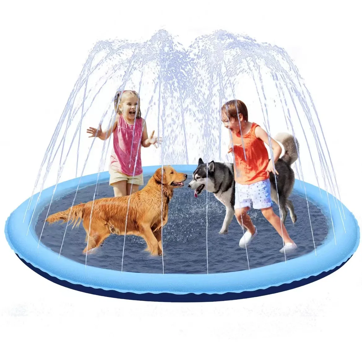 Alfombra de agua pulverizada para juegos de verano para niños, juguetes inflables gigantes de dibujos animados, playa, jardín, juego al aire libre, césped, piscina, juguetes para niños y niñas