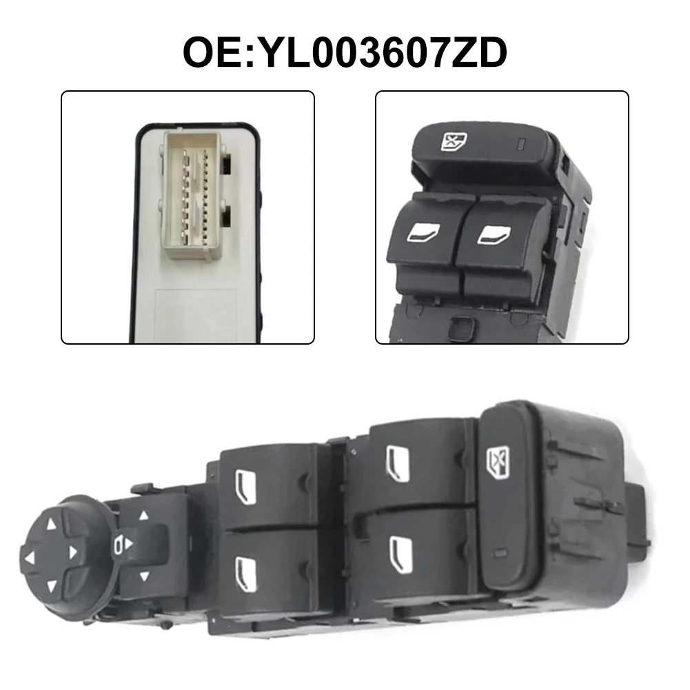 

1PCS New Black Plastic OEM Number YL003607ZD,98044803ZD Car Elevator Lifter Switch For 4008 Car Accessories