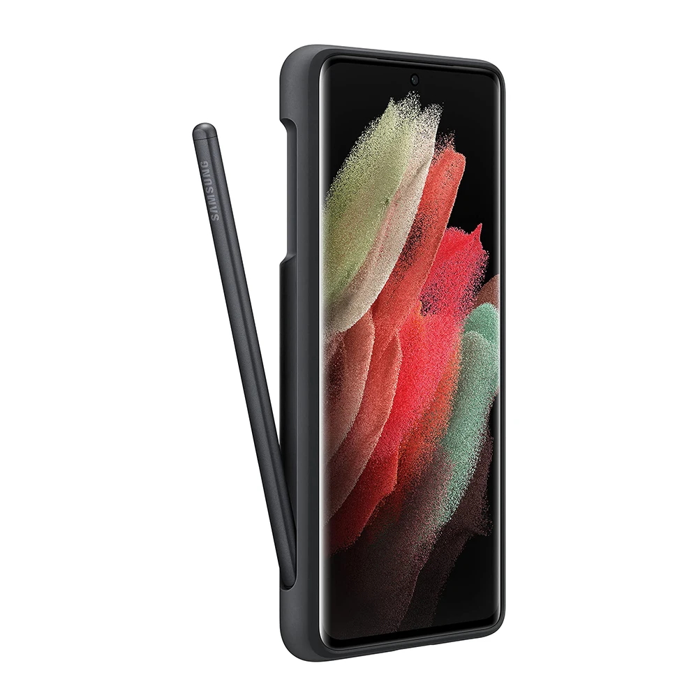 Original Samsung Galaxy S21 Ultra Silicone Case with S-Pen Bundle S21Ultra Protective Phone Case