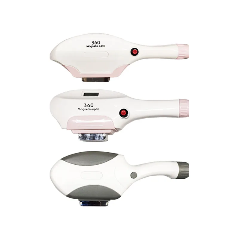 white and pink ipl shr opt hair removal machine handle for sale