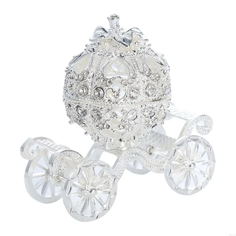 

Художественная коробка для демонстрации ювелирных изделий из сплава, декор в форме тыквенных карет с яркими картинами 964A