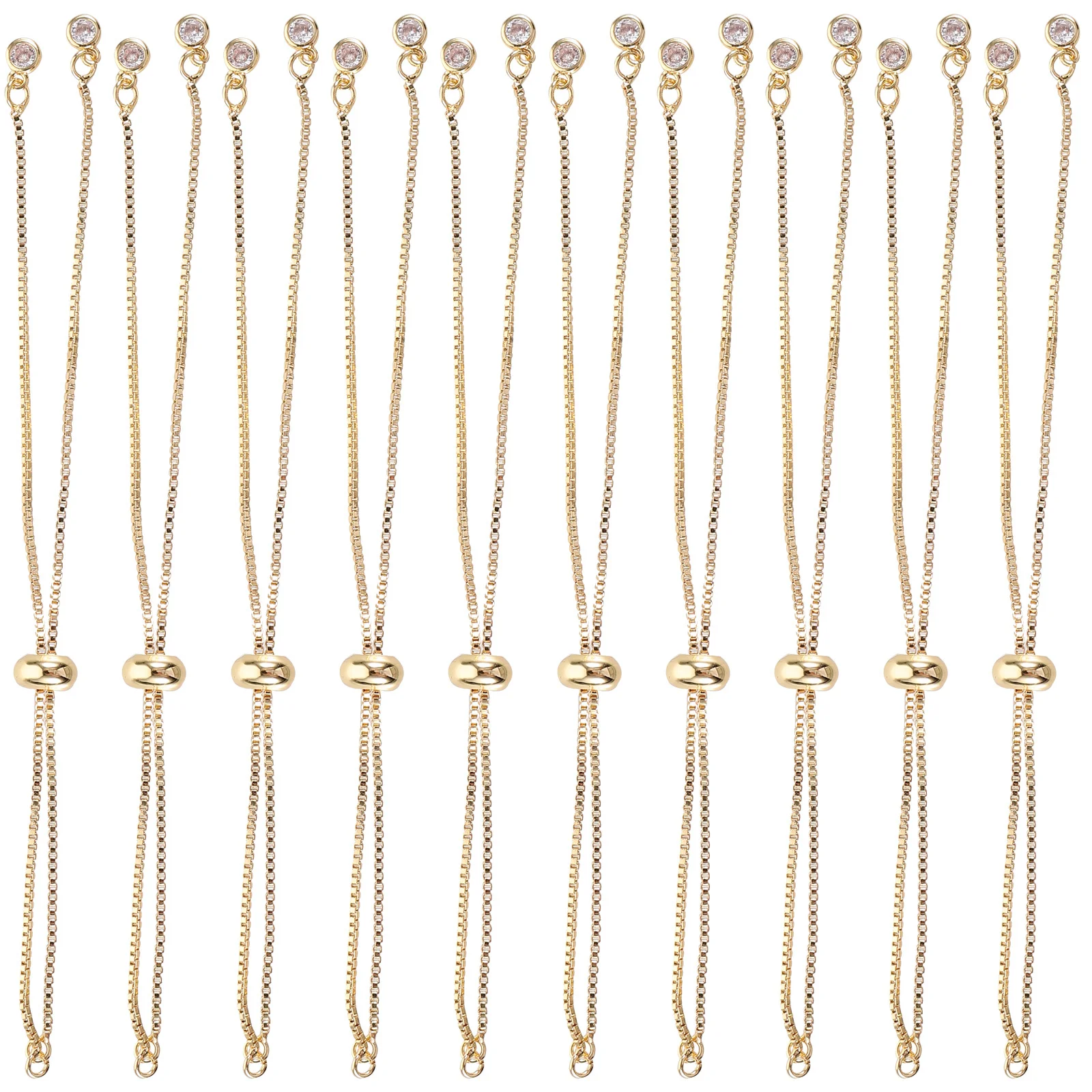 

10Pcs Adjustable Copper Decor Bracelet DIY Wrist Jewelry Minimalist Cuff for Women Girls Metal Decor Bracelets