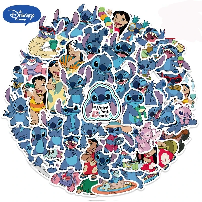 

51 Stitch Interstellar Baby Graffiti Stickers, Phone Luggage Waterproof Stickers, Disney Stickers