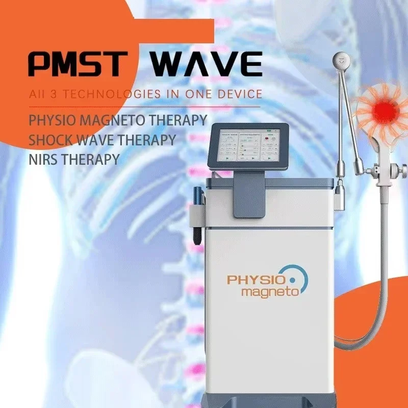 

PMST Wave 3 Physiotherapy Machine - Pneumagnetic Shockwave Magnetic Therapy NIRS for Pain Relief And ED Treatment