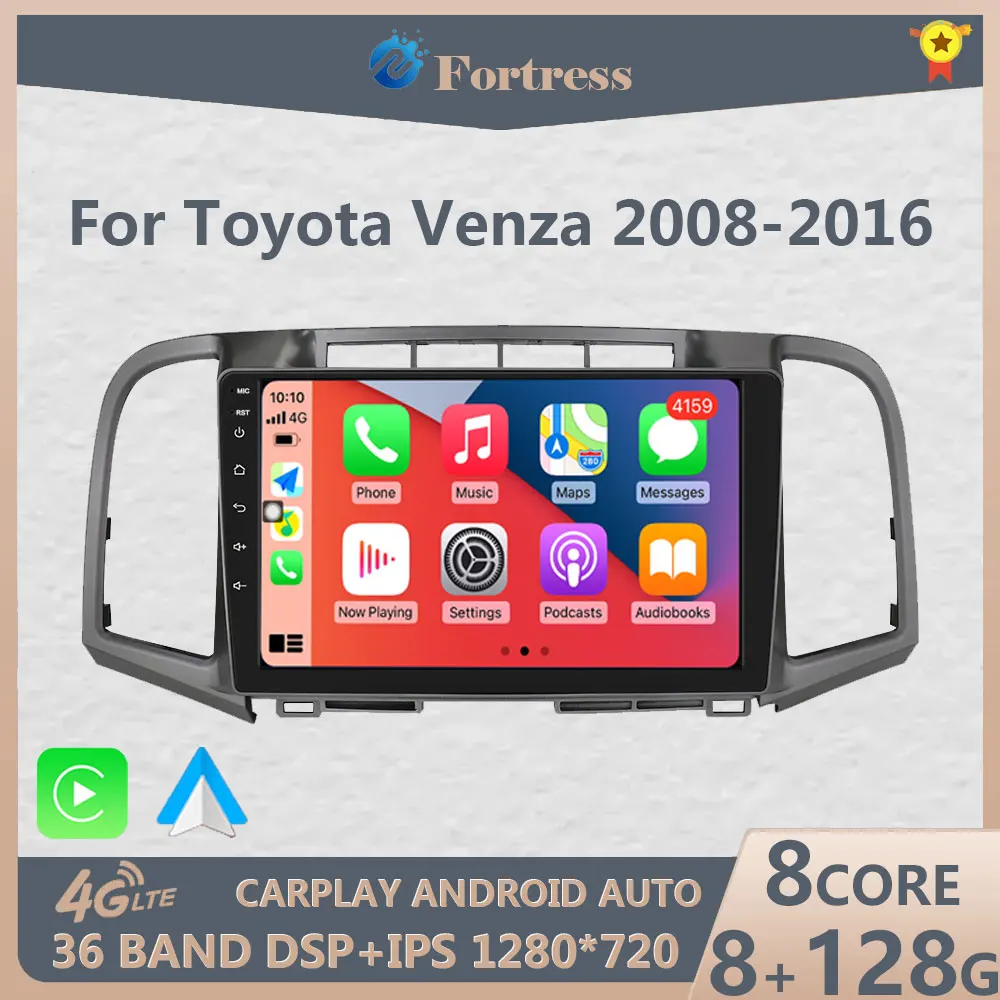 

Автомобильный DVD-плеер Android 13 для Toyota Venza 2008-2016, мультимедийный плеер с GPS-навигацией, стерео головное устройство № 2DIN, фонарь с Wi-Fi