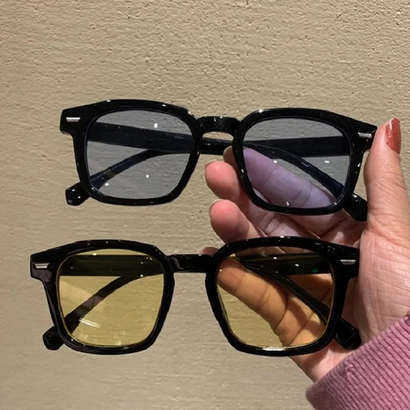 Vintage okulary przeciwsłoneczne unisex prostokąt Fashion Design okulary przeciwsłoneczne w stylu retro kobiece damskie okulary kocie oko gogle na co dzień 2023, nowość — zdjęcie 4