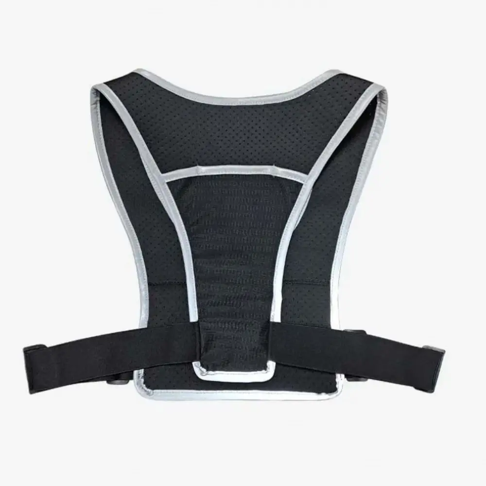 Jogging Hiking Running Chest Bags Zipper Pocket Adjustable Strap Reflective Running Vest Lightweight Key Pocket