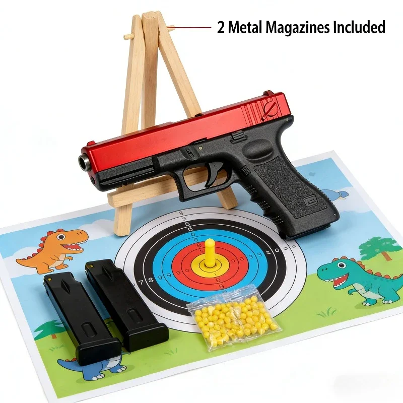 

Высокое качество G17 ручной мягкий игрушечный пистолет-пуля пневматический пистолет нижний журнал лазерная спортивная игра на открытом воздухе детский подарок