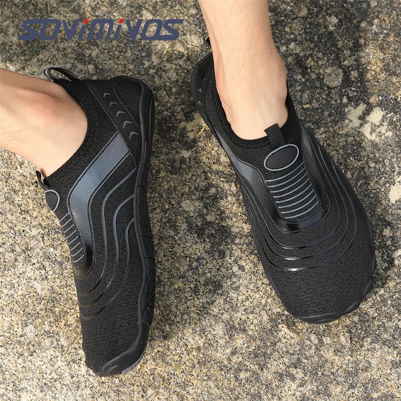 

Men's Barefoot Shoes Wide Toe Box Minimalist Shoes for Men Zero Drop Sole Non Slip Deadlift Cross Gym Walking Training Shoes
